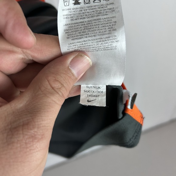 Oklahoma State Cowboys Nike Dri-Fit Polo Gray Orange Mens Large Logo‎ OSU - Picture 9 of 13